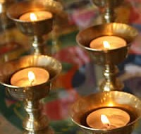 Butterlamp offerings