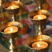 Butterlamp offerings