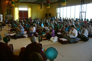 Liturgy review at the Annual Retreat.