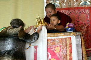 Jetsün Rinpoche and Jetsün Khandro Rinpoche during the Annual Retreat.