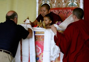 Jetsün Rinpoche and Jetsün Khandro Rinpoche during Annual Retreat.