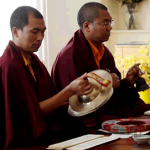 Ven. Acarya Namdrol Gyatso and Ven. Thrinley Gyaltsen