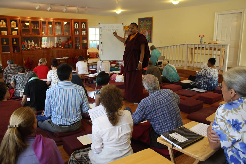 Tibetan language instruction with Ven. Acarya Namdrol Gyatso.
