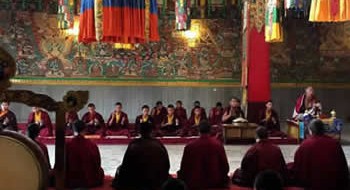 Prayer ceremony at Mindrolling