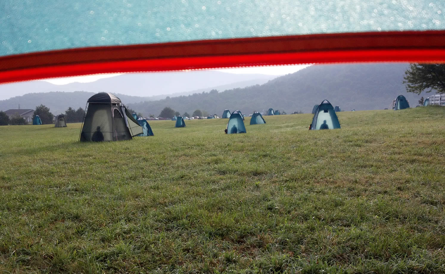 View of the retreat Gar during the Vajrayana Retreat, 2016.