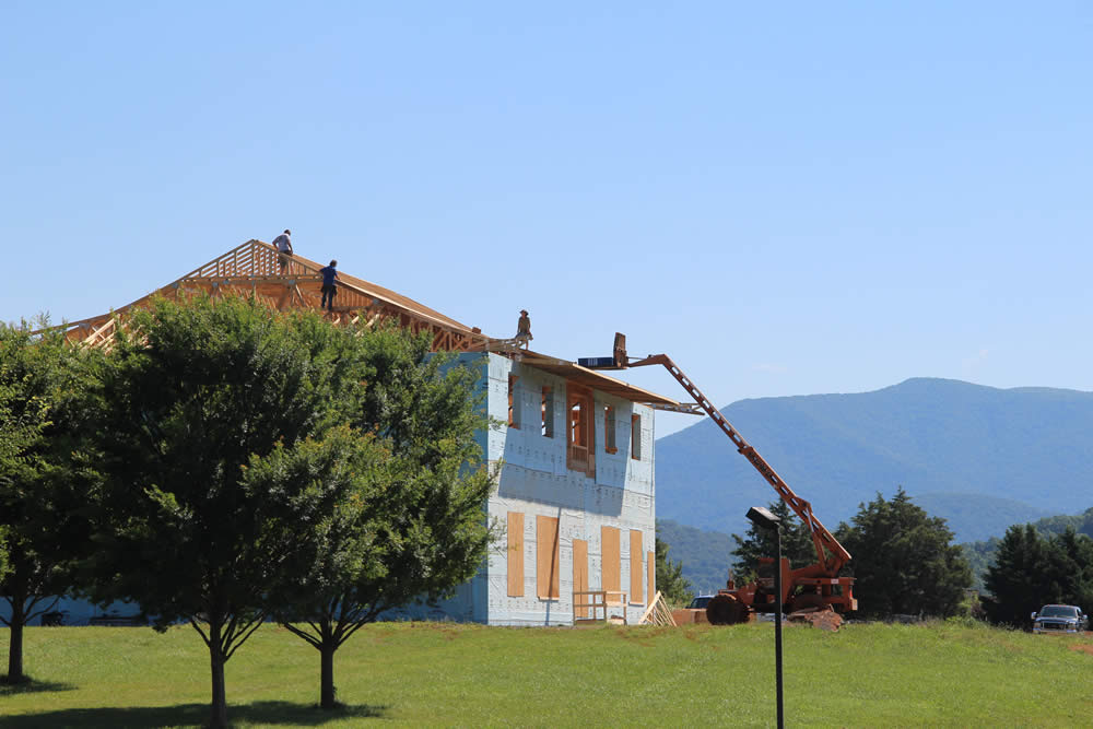 JUNE 20-Roof sheeting begins