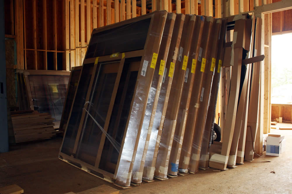 JULY 19-Temple windows are delivered.