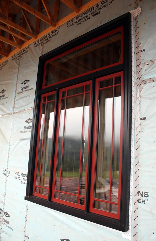 AUGUST 29-1st floor window with transom installed.