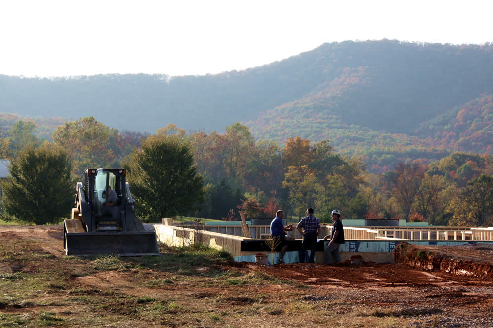 Contractor Mark Good and managers from the company which fabricated the steel beams, discuss the upcoming delivery and installation. Approximate date of delivery and Phase 1 installation is November 13th. Phase 2 installation is scheduled for mid-January.