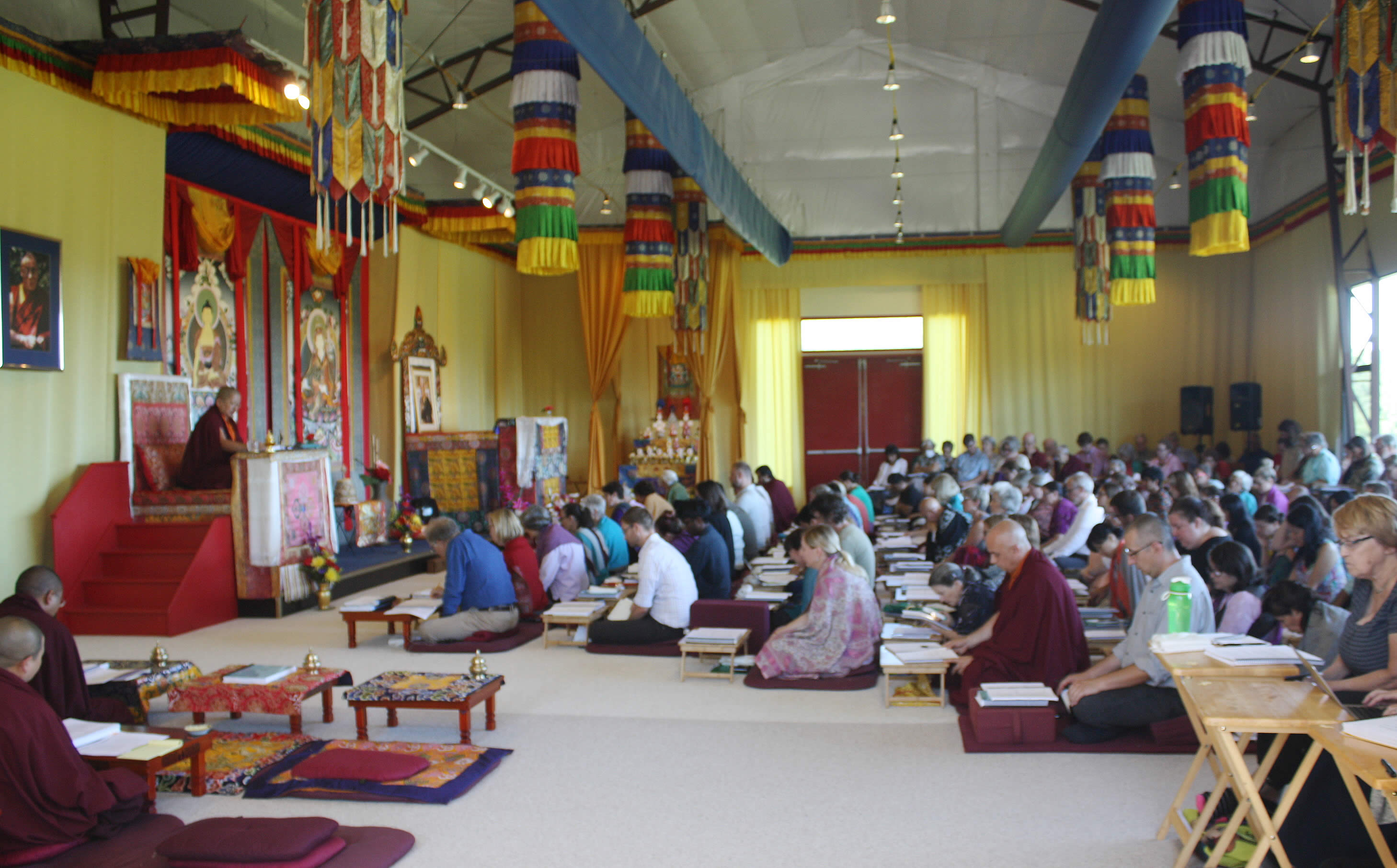 Jetsün Khandro Rinpoche teaching at Lotus Garden 2017