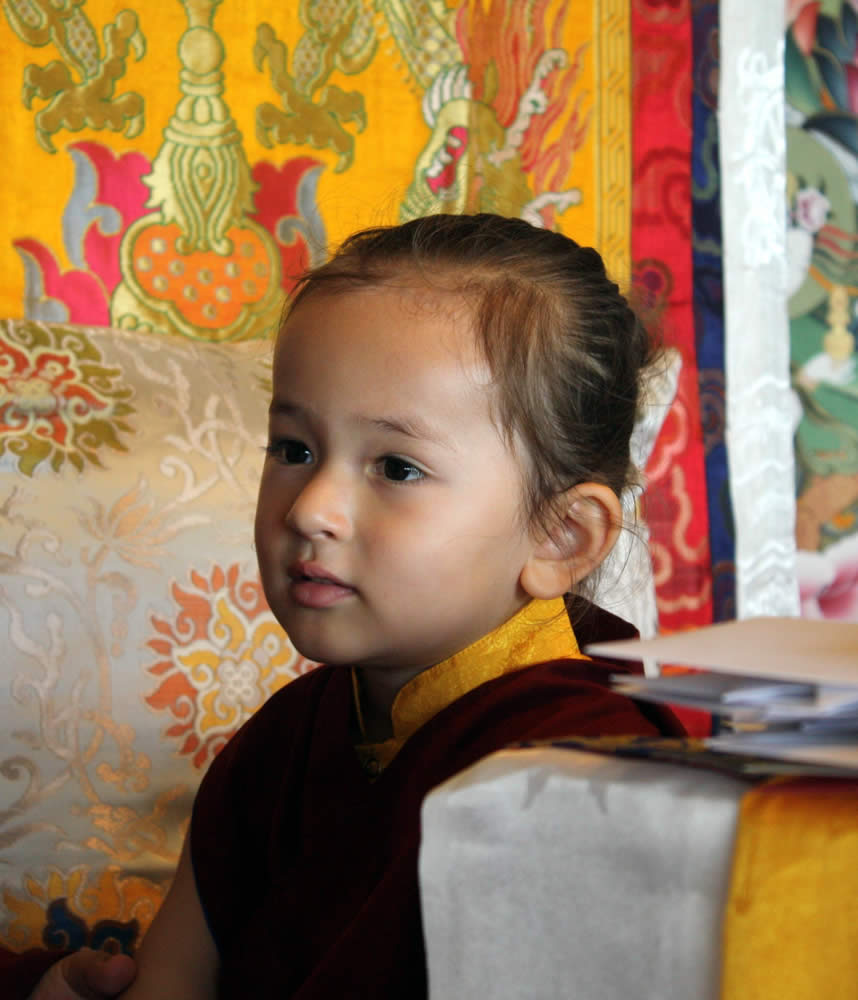 Minling Dungse Rinpoche on his 3rd birthday