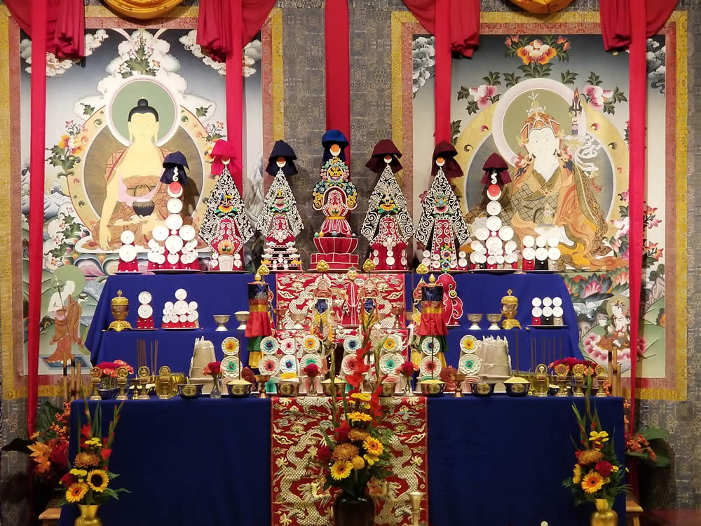 Shrine for Rigdzin Thugthig tshog bum