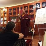 Khenpo Namdrol Gyatso la during Tibetan grammar class.