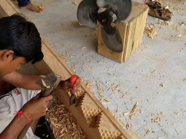Carving Door Frames for the New Temple - Part 2