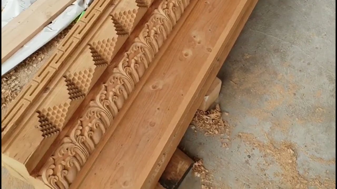 Carving Door Frames for the New Temple - Part 3
