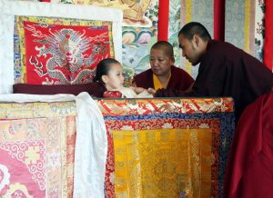 Jetsun Rinpoche with Jetsun Khandro Rinpoche and Tulku Rinpoche