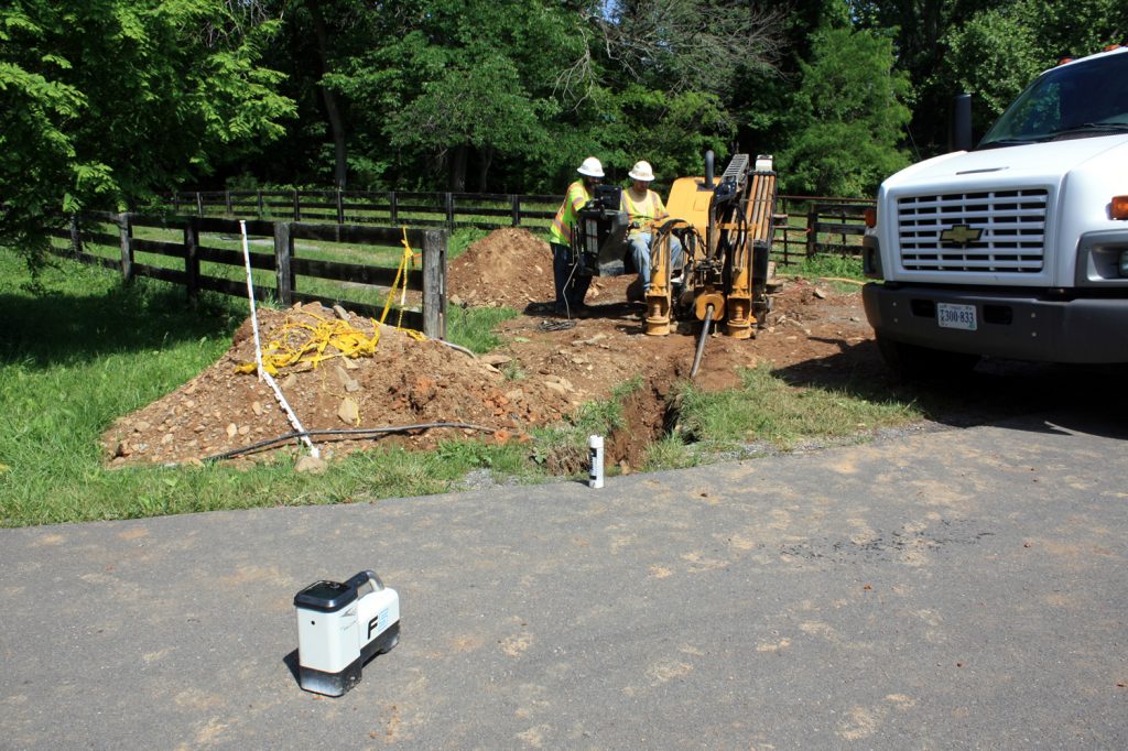 Ground penetrating radar shows progress of drilling