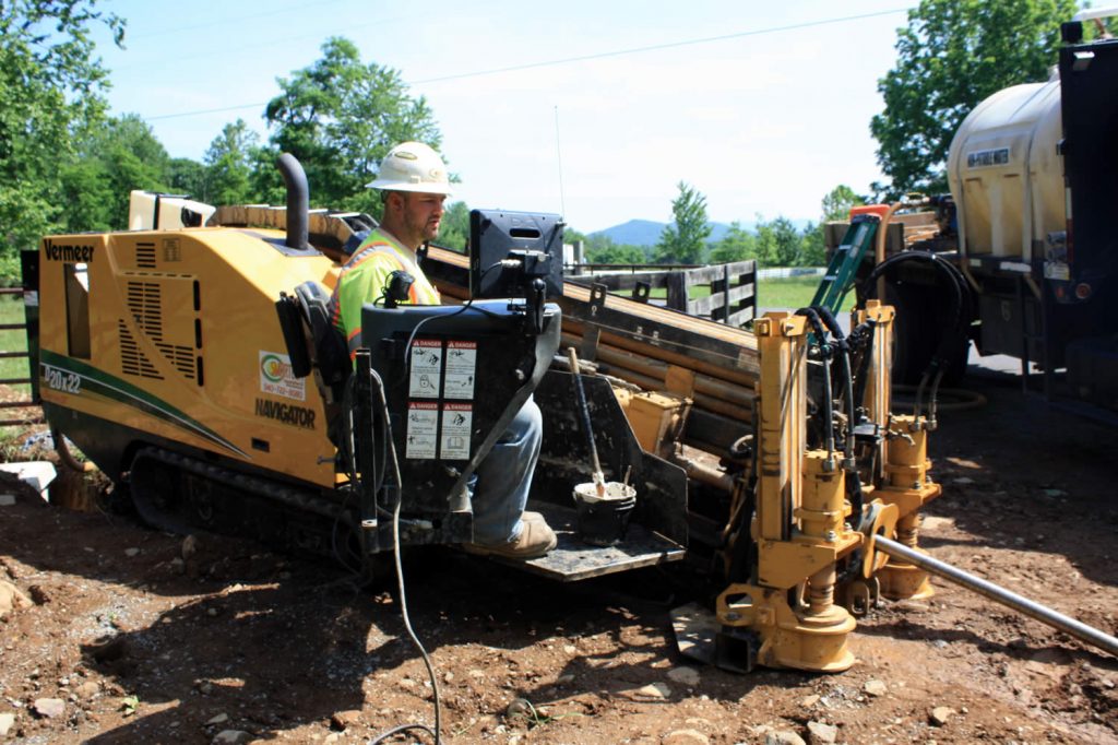 Horizontal drill operator