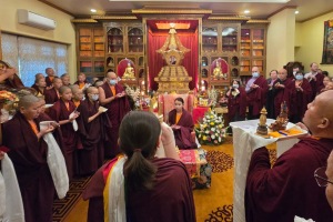 Mindrolling Celebrates the Birthday of Minling Jetsün Rinpoche